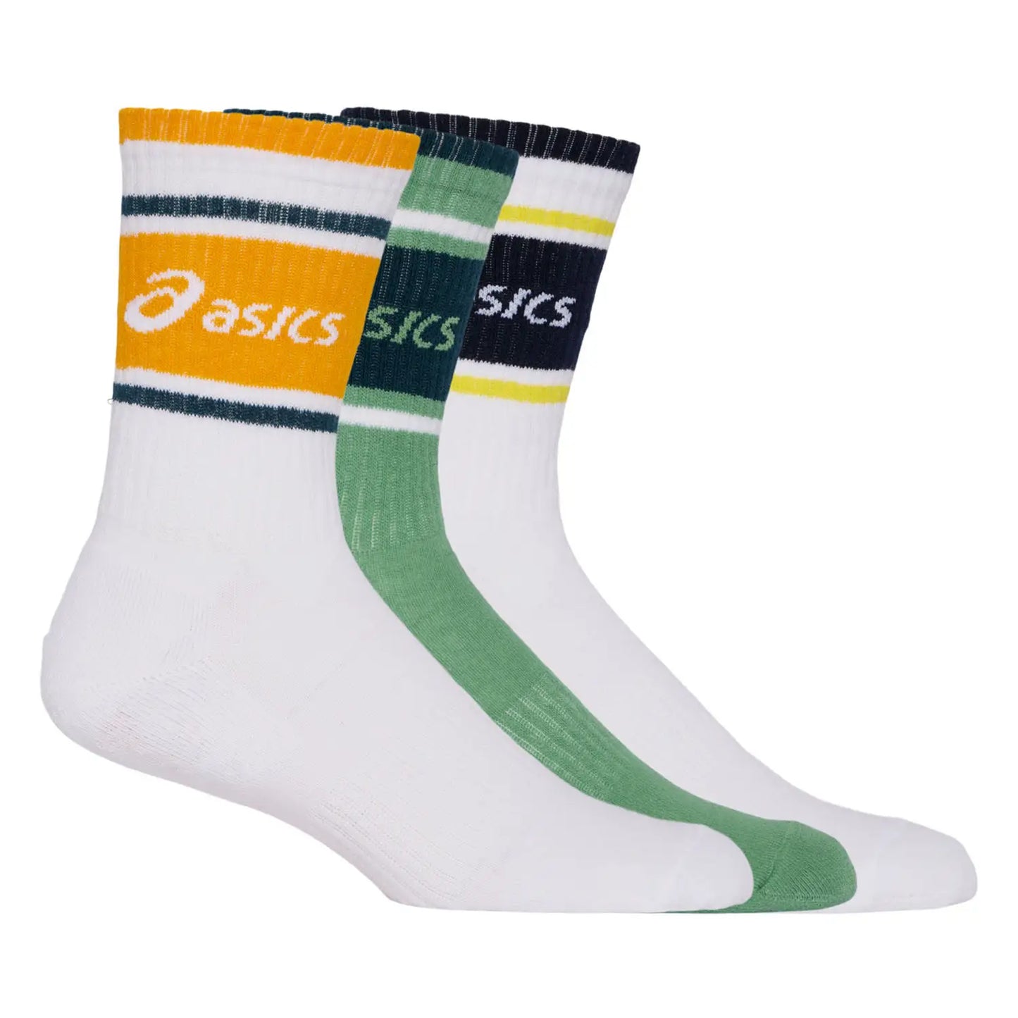 MEIAS COM LOGÓTIPO ASICS 3 PACKS