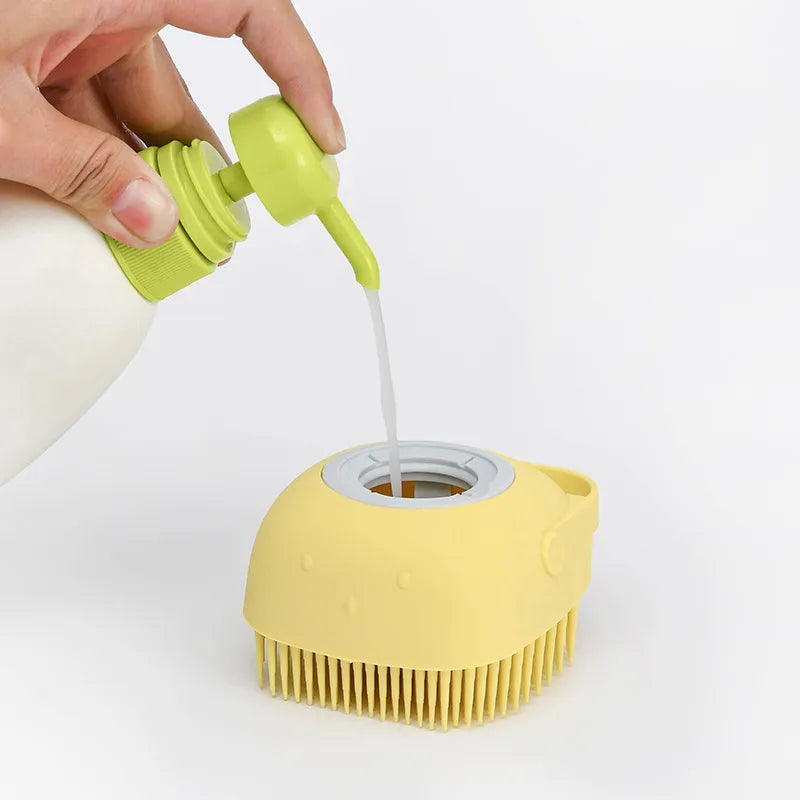 Esfoliante de banho para animais de estimação