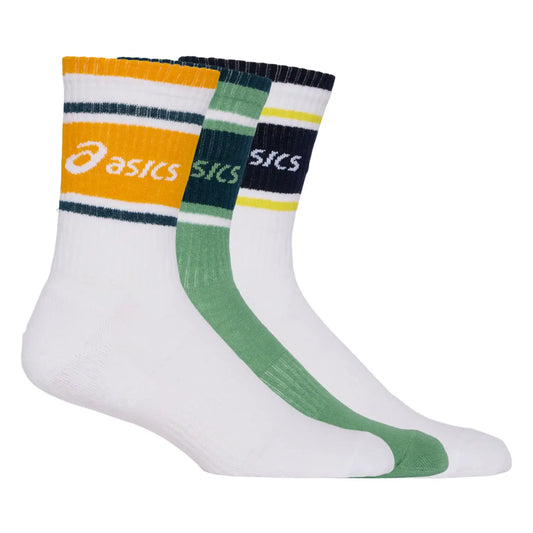 MEIAS COM LOGÓTIPO ASICS 3 PACKS