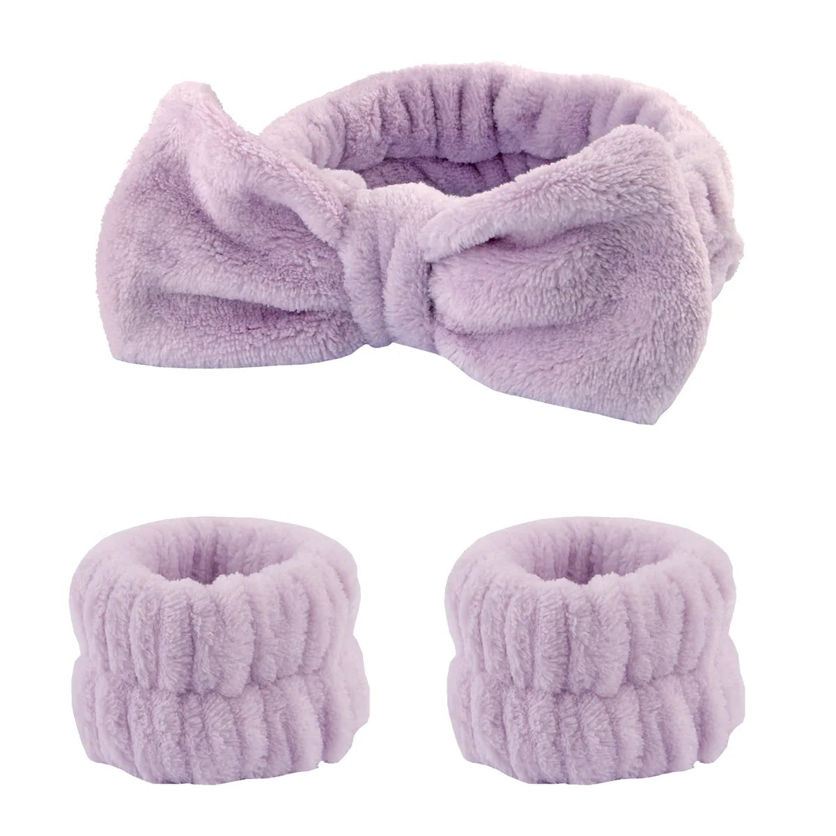 Headbands de coral fleece absorvente