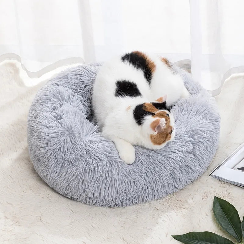 Cama de peluche para animais de estimação