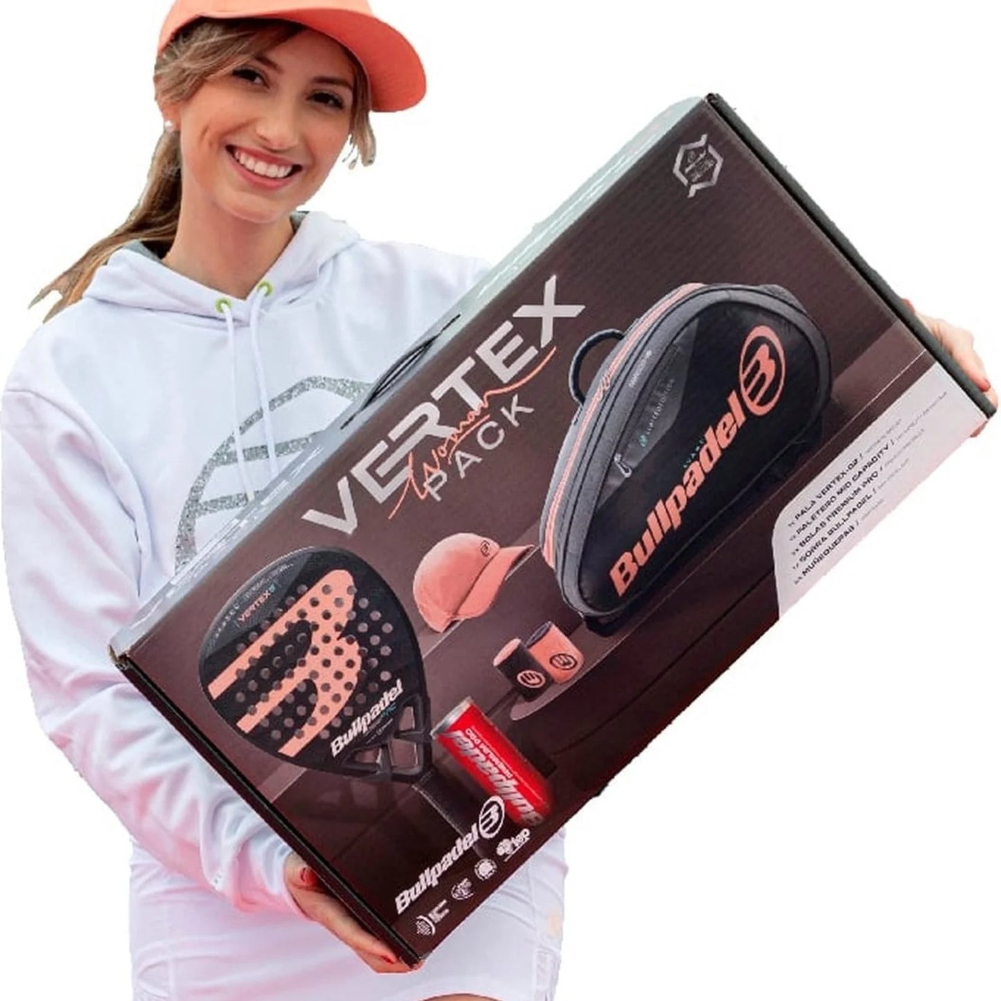 PACK BULLPADEL VERTEX 2 LTD PARA MULHER