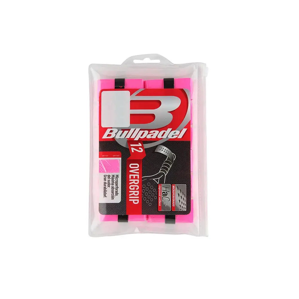 PACK DE 12 OVERGRIPS BULLPADEL